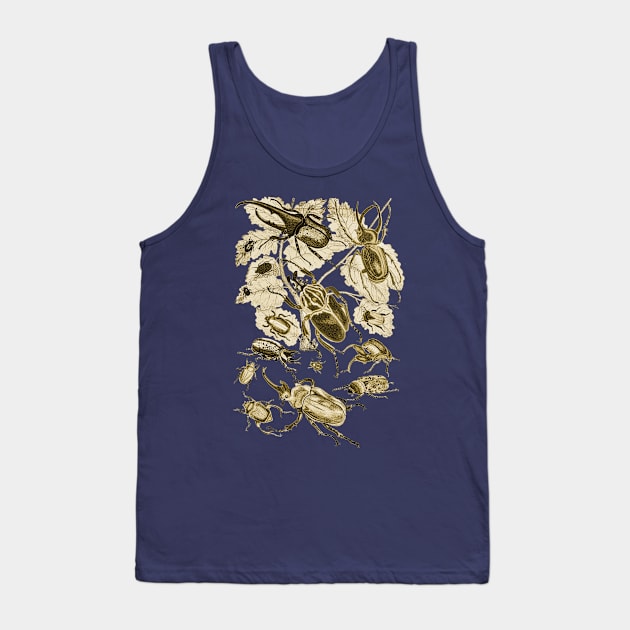 Coleoptera Beetles and Weevils J Mayson Ochre Tank Top by Scientistudio